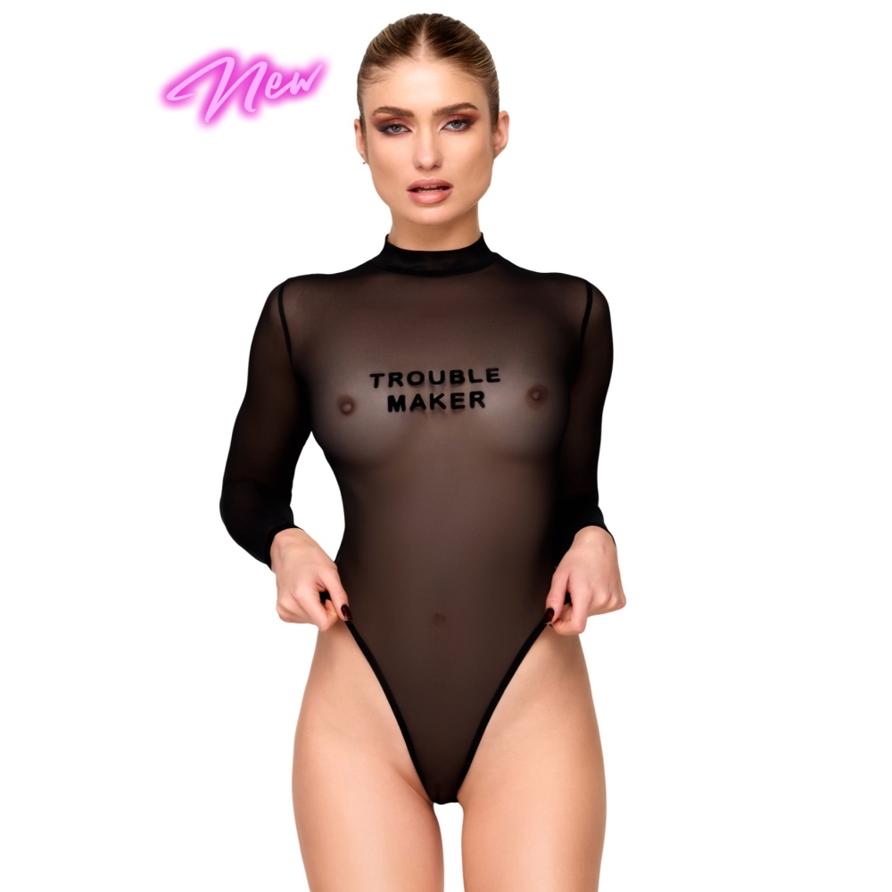Noir Handmade - Troublemaker Bodysuit - Noir
